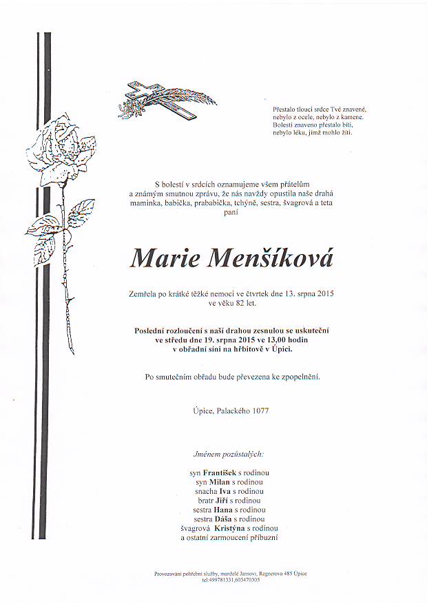 menšíková