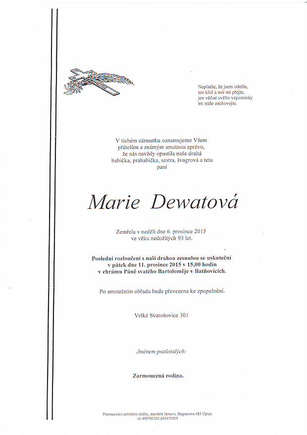 dewatová