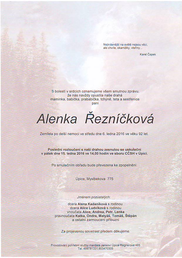 ezníčková