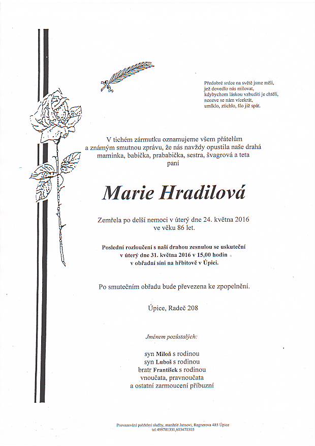 hradilová