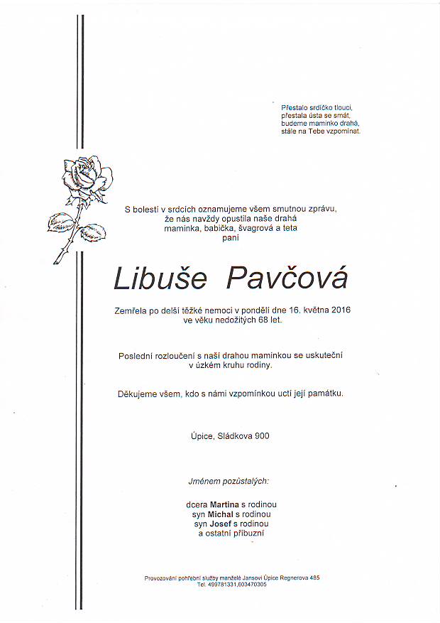 pavčová