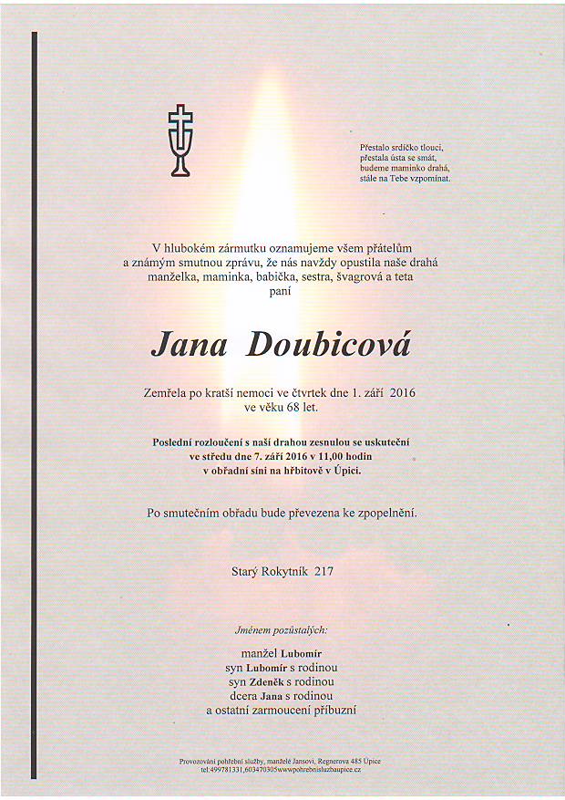 doubicova