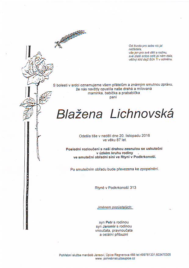 Lichnovská