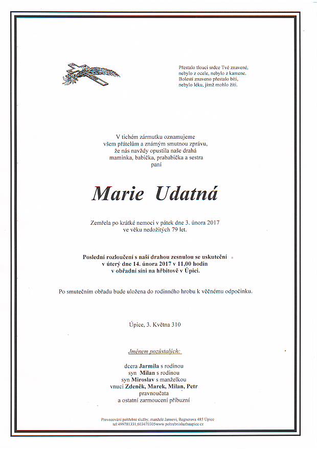 Marie Udatná