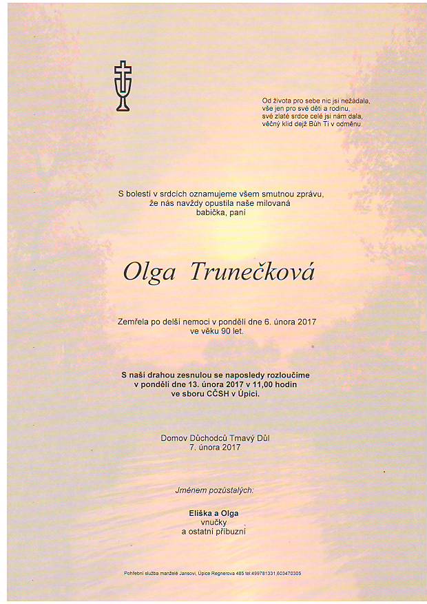trunečková